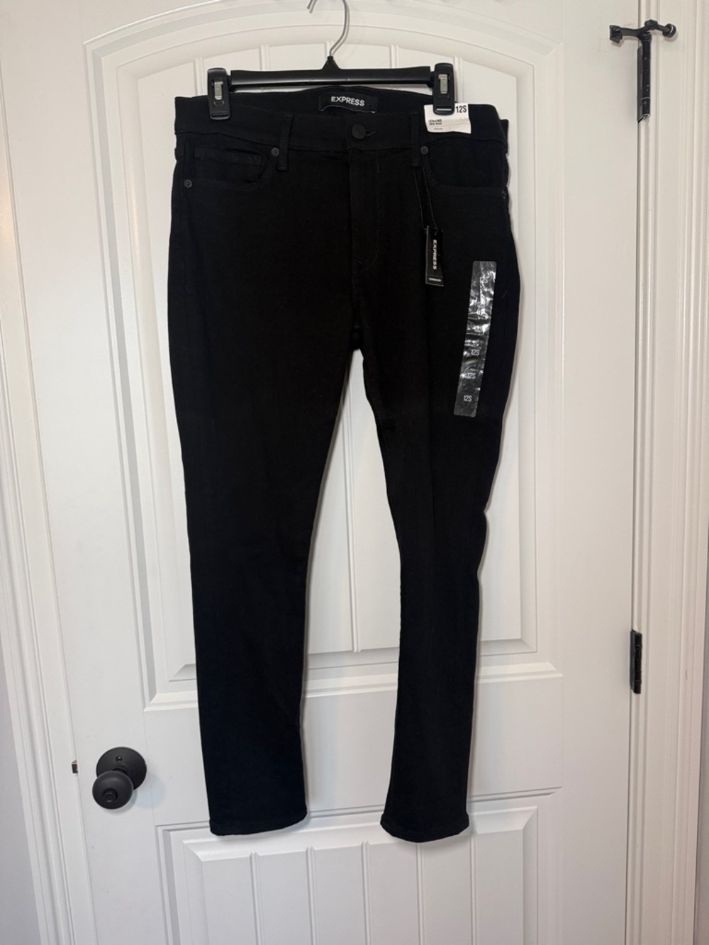 Express Women’s Mid Rise Black Legging Jeans Stretch Skinny Jeggings 12S